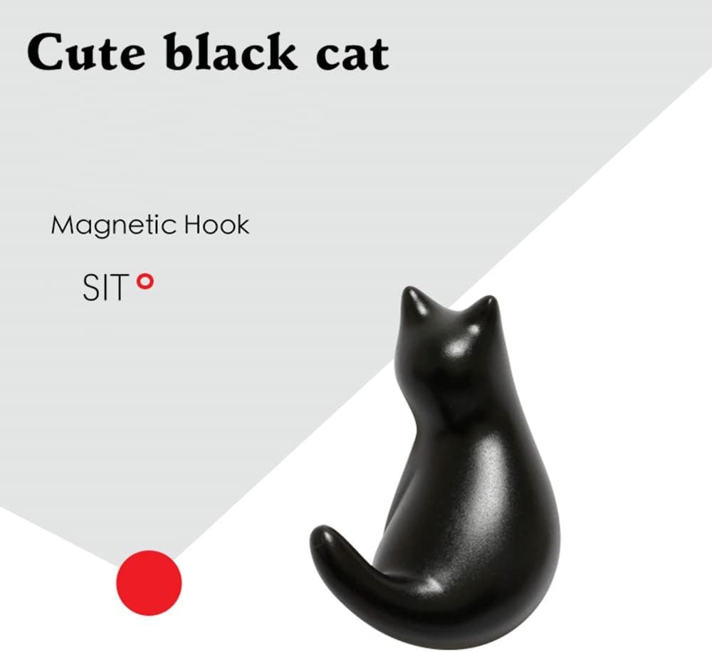 wholesale black cat refrigerator magnets, 4 pack cute cat fridge magnets gift for lady cats lovers novelty butt, 3d small fridge magnet funny for kitchen refrigerator, office, or classroom decor factory & supplier oem