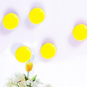 wholesale zdzblx 30 pack fridge magnets - strong, heavy duty, mini round magnets for refrigerator, whiteboard, locker, kitchen, office, classroom (yellow) factory & supplier oem