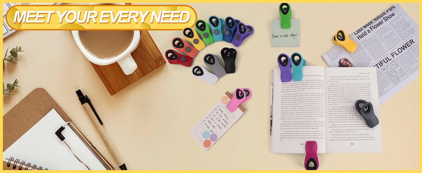 wholesale 16 pack chip clips bag clips, multicolor clips for food packages, multipurpose magnetic clips, chip clips bag clips food clips, refrigerator magnet clips chip clip, bag clips for food storage factory & supplier oem