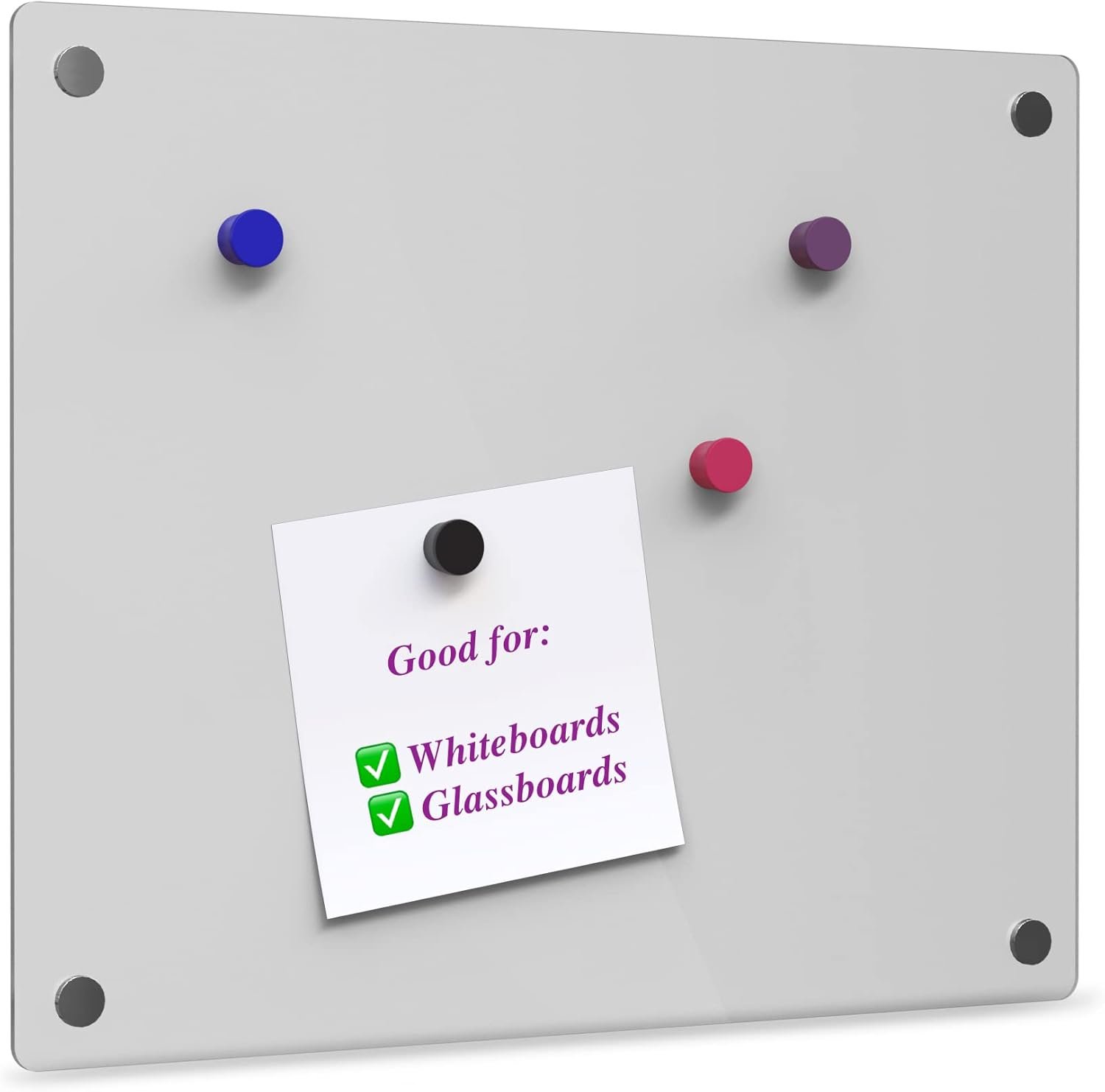 wholesale 8 extra strong magnets. white color. for glass boards, white boards and fridges. factory & supplier oem