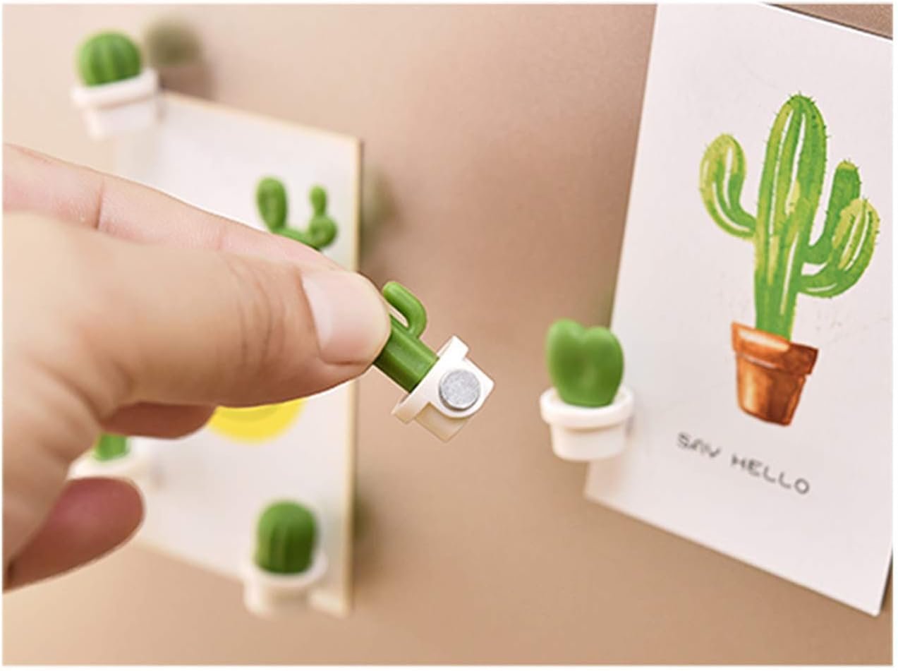 wholesale decorative refrigerator magnets, perfect fridge magnets for house office personal use (12pcs cactus) factory & supplier oem