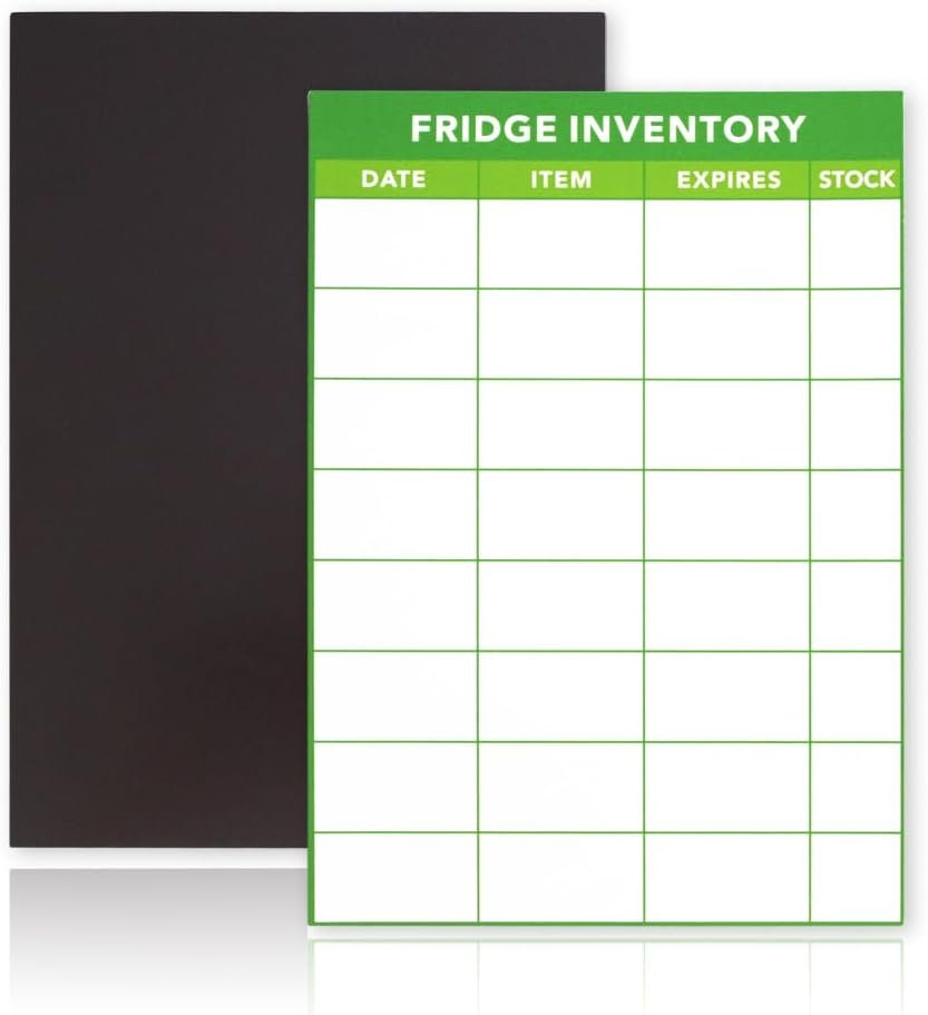 wholesale dry erase freezer inventory chart,magnetic fridge inventory trackers,2 pack food checklist,dry wipe inventory list for freezer,fridge and pantry factory & supplier oem