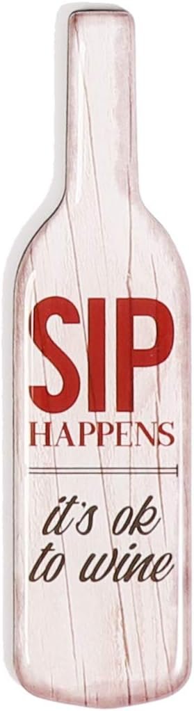 wholesale paper junkie fun wine bottle magnets for refrigerators - 4 inch (pack of 12) factory & supplier oem