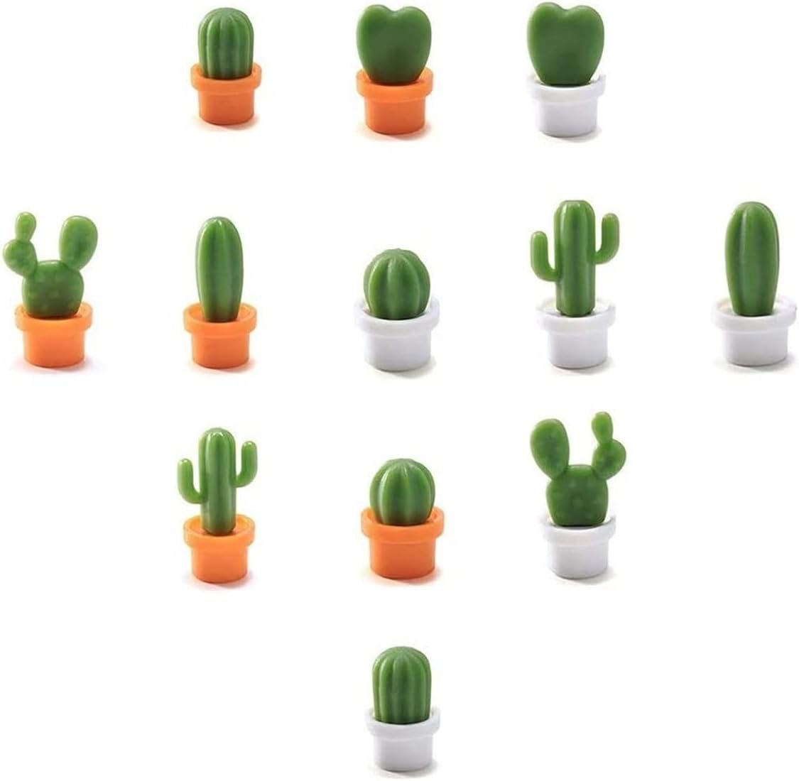 wholesale decorative refrigerator magnets, perfect fridge magnets for house office personal use (12pcs cactus) factory & supplier oem
