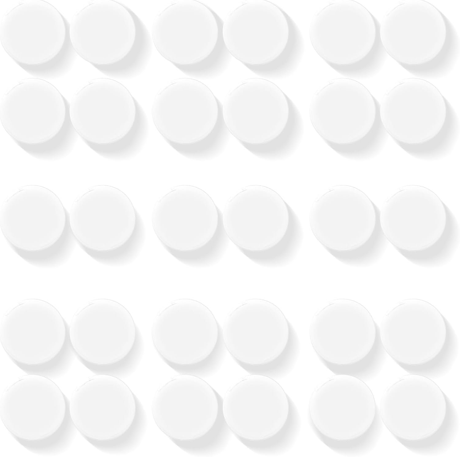 wholesale fridge magnets, 30 pack strong small heavy duty magnets, decorative mini cute round refrigerator magnets for whiteboard, crafts, fridge, locker, classroom, office,kitchen (white) factory & supplier oem