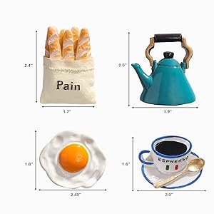 wholesale 10pcs refrigerator food magnets, 3d resin simulation food refrigerator magnets, cute whiteboard magnets. suitable for kitchens and offices factory & supplier oem