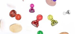 wholesale push pin magnets - tiergrade 60 pack 7 assorted color strong, office, use at kitchen home and school classroom, for refrigerator dry erase board and whiteboard. factory & supplier oem