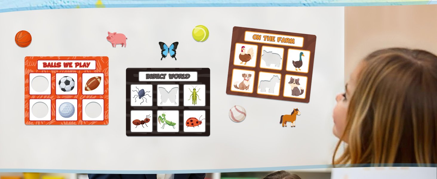 wholesale 10pcs magnetic color sorting set refrigerator magnets for kids, food football car dinosaur learning magnets for kids early education fine matching sorting sports preschool education gifts factory & supplier oem