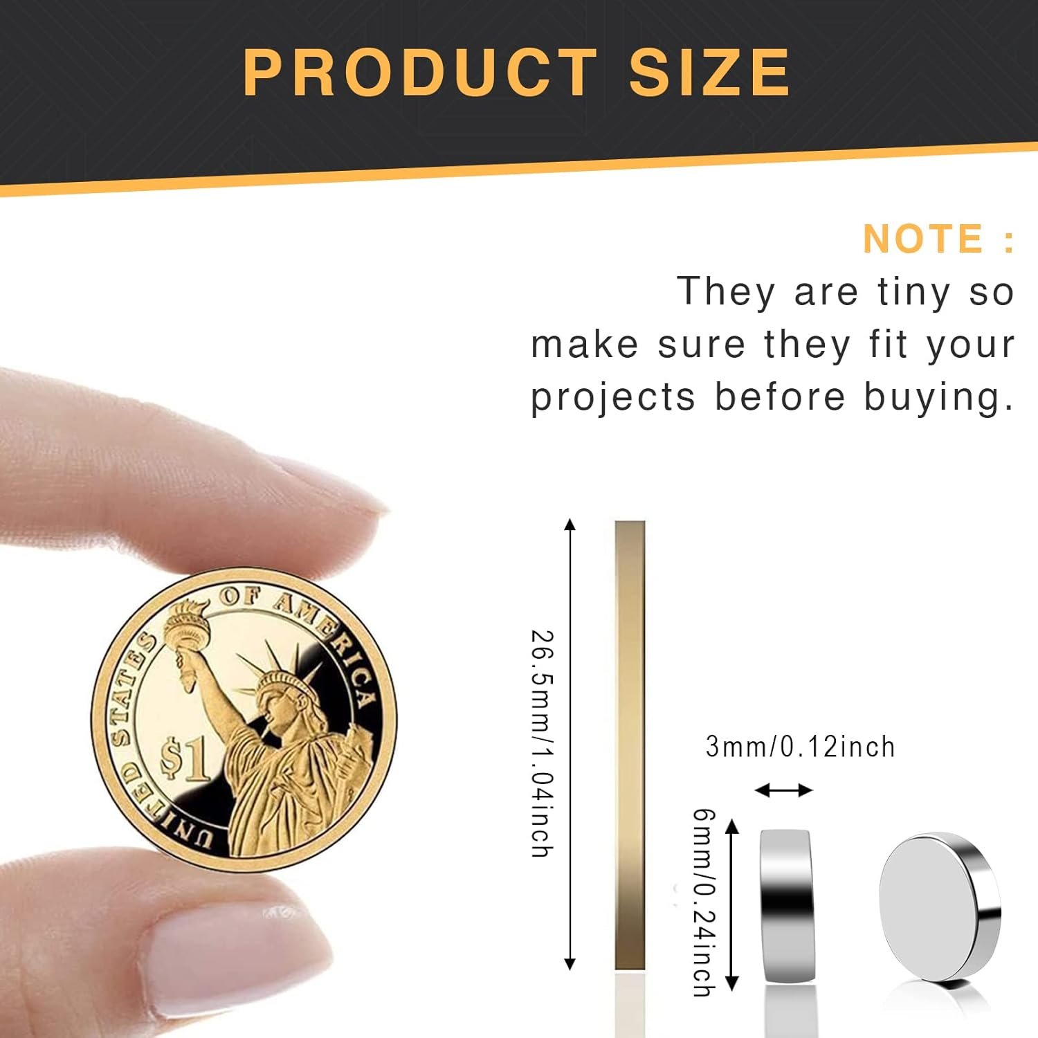 wholesale trymag small 6x3mm refrigerator magnets, 300pcs small round rare earth multi-use tiny neodymium fridge magnets, premium cylinder office magnets for whiteboard, crafts, dry erase board, school factory & supplier oem