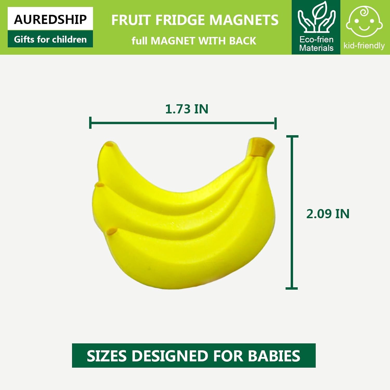 wholesale refrigerator magnets for toddlers, cute fruit fridge magnets for kids large size toddler magnets for refrigerator full back magnets for babies ages 3＋gift factory & supplier oem