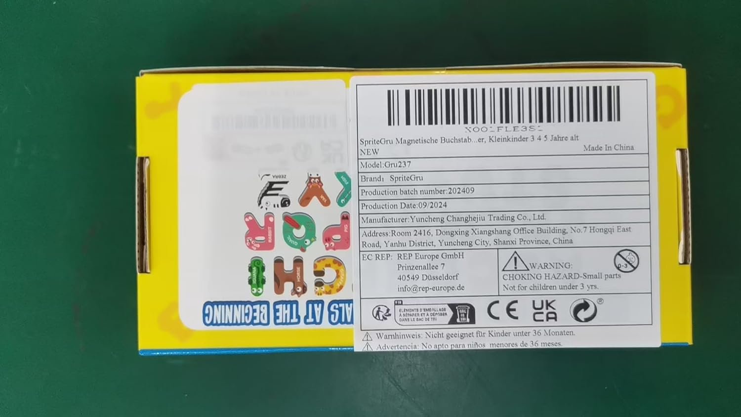 wholesale large size magnetic letters, cute animal alphabet abc magnets for fridge colorful uppercase animals toys set educational spelling learning games for kids, toddlers 3 4 5 years old factory & supplier oem