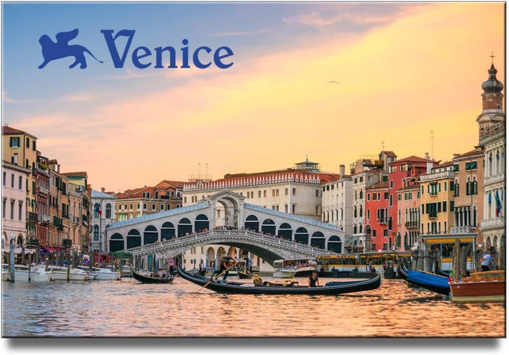 wholesale venice fridge magnet italy travel souvenir rialto bridge grand canal factory & supplier oem