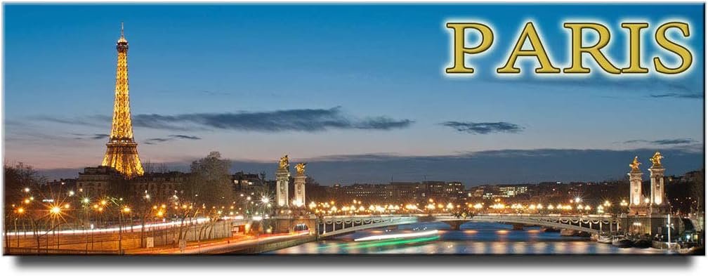 wholesale night paris panoramic fridge magnet france travel souvenir factory & supplier oem