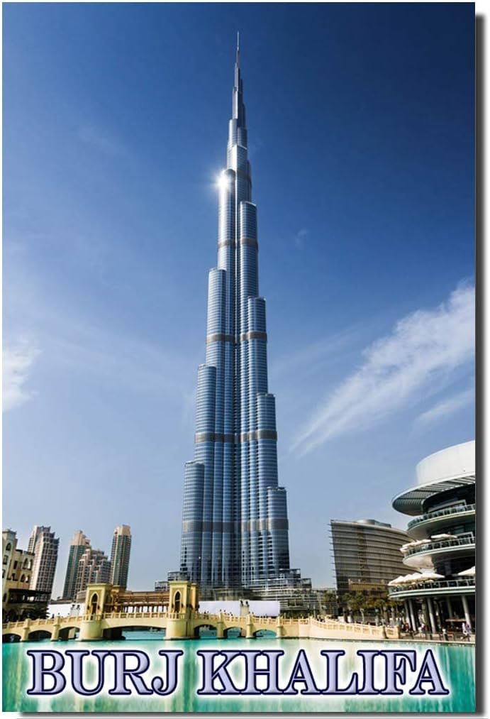 wholesale burj khalifa fridge magnet dubai travel souvenir factory & supplier oem