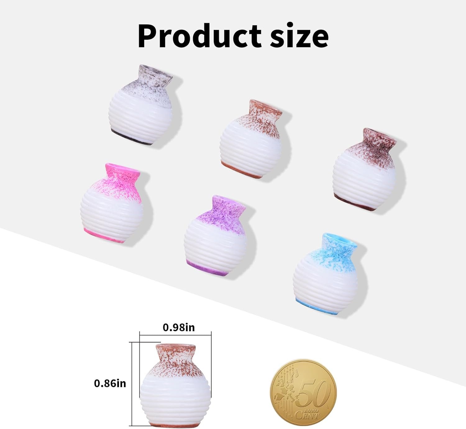 wholesale mini vase magnets for fridge, funny mini plant magnets for refrigerator decor kitchen home,thoughtful for plant lovers (6pcs) factory & supplier oem