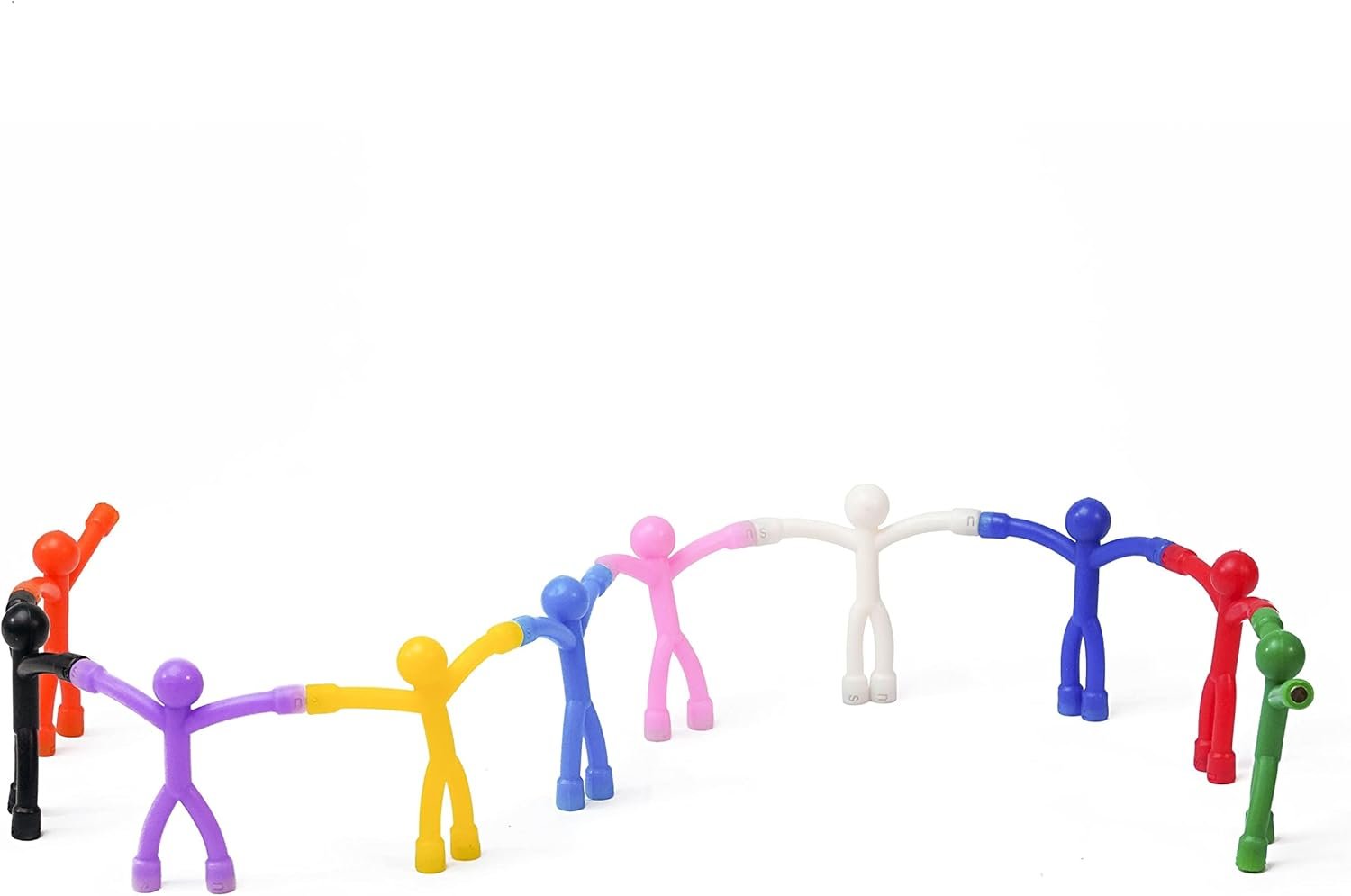 wholesale magmen classic! the original magnetic action figures - classic stretchy travel fidget & desk toy | multipurpose fridge & whiteboard magnets 10pc solid colors set factory & supplier oem