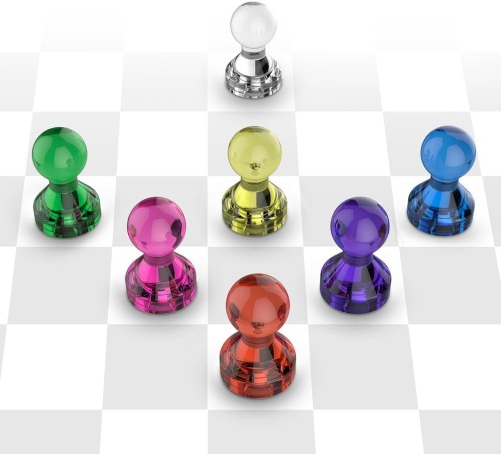 wholesale push pin magnets - tiergrade 60 pack 7 assorted color strong, office, use at kitchen home and school classroom, for refrigerator dry erase board and whiteboard. factory & supplier oem
