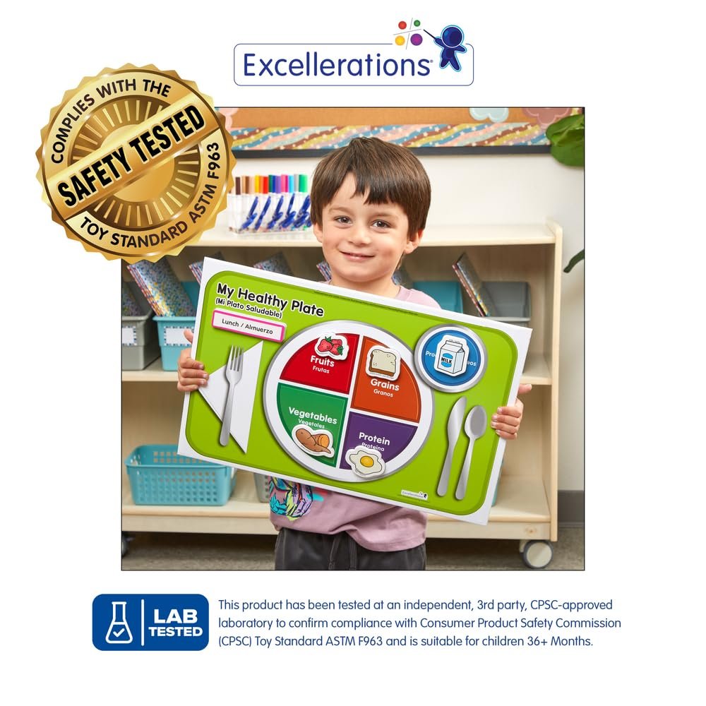 wholesale excellerations my healthy plate magnet nutrition and food activity set for kids pack of 4 factory & supplier oem