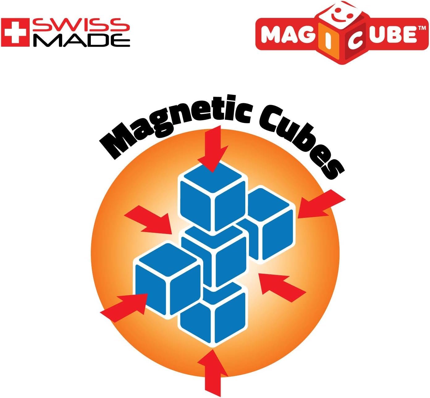 wholesale geomag magicube small animals 4-piece magnetic stacking cubes building set, toddlers & kids ages 1.5 and up, stem educational toy, swiss-made, creativity, imagination, 6 adorable building ideas factory & supplier oem