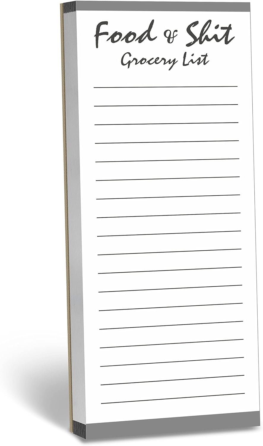 wholesale hebayy 100 pages food&shit magnetic back funny grocery list planner note pad to do list for fridge locker (3