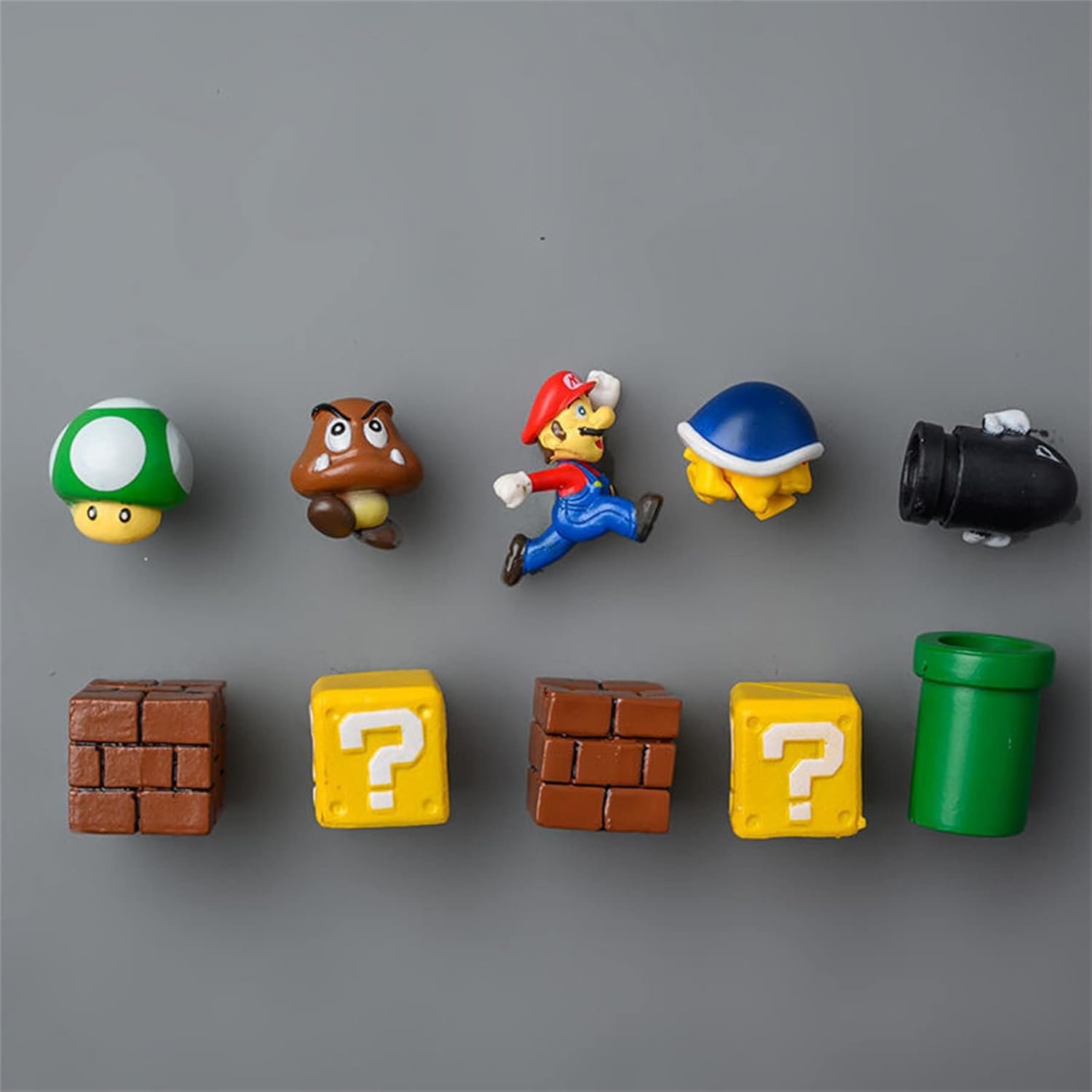 wholesale 21 pcs fun cute fridge magnets set ，3d refrigerator magnets set with plumber coin demon green tube magnets,calendar whiteboard magnets,christmas magnets，perfect for ornaments decoration collectionism factory & supplier oem