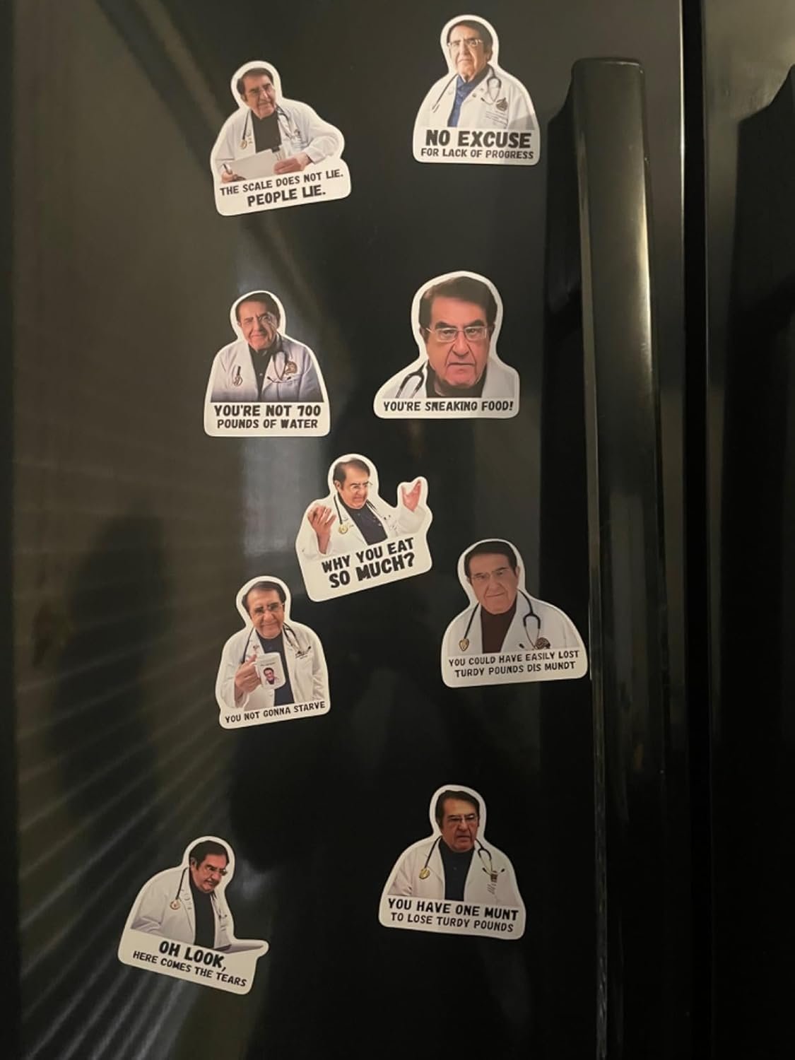 wholesale dr now magnets fridge 12-pack, high definition ultra strong magnet for refrigerator & car - funny dr nowzaradan motivational diet factory & supplier oem