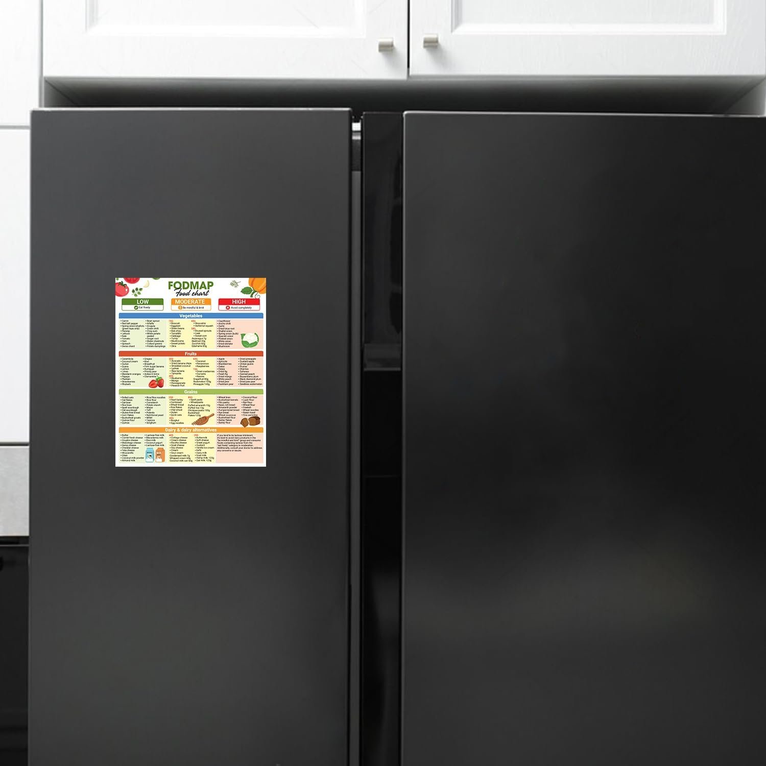 wholesale magnetic low fodmap chart, 8