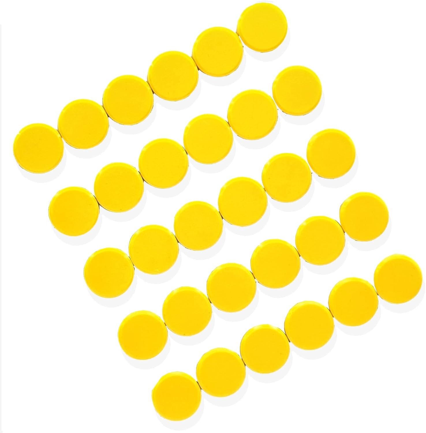 wholesale zdzblx 30 pack fridge magnets - strong, heavy duty, mini round magnets for refrigerator, whiteboard, locker, kitchen, office, classroom (yellow) factory & supplier oem