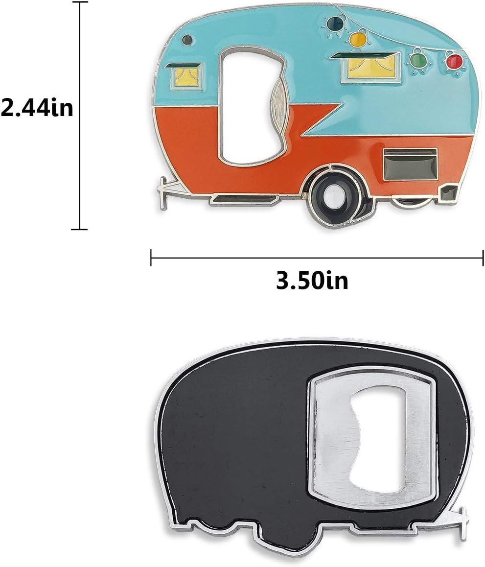 wholesale bottle opener magnetic with fridge magnets sticker,rv camper bottles opener caravan bottle beer opener unique beer gift idea for camper lovers cool gadgets outdoor picnic home using factory & supplier oem