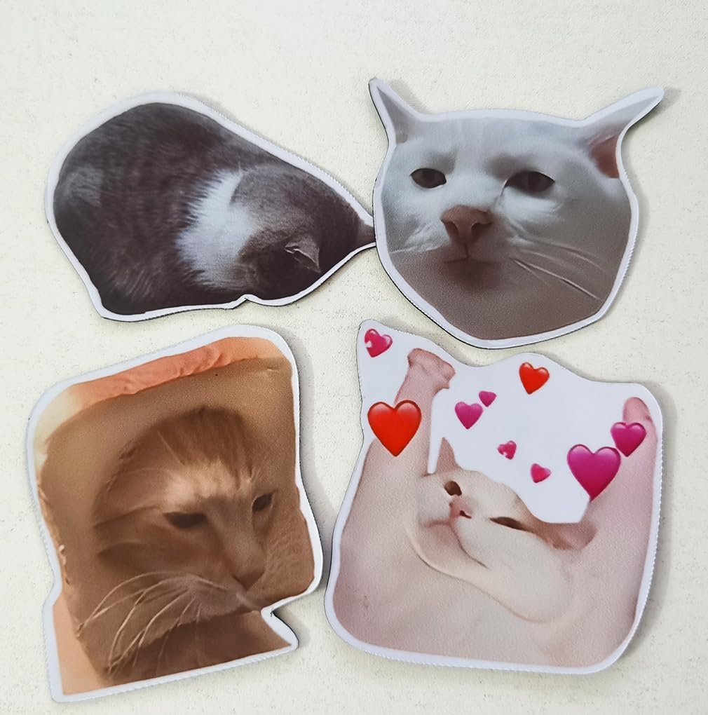 wholesale lovely funny fridge magnets cat meme fasteners on home& kitchen; applicable on refrigerator, car, office cabinets, dishwasher and whiteboard the most interesting birthday gift (13 pieces) factory & supplier oem
