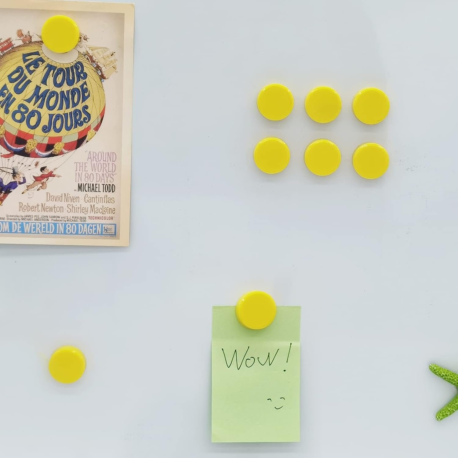wholesale zdzblx 30 pack fridge magnets - strong, heavy duty, mini round magnets for refrigerator, whiteboard, locker, kitchen, office, classroom (yellow) factory & supplier oem