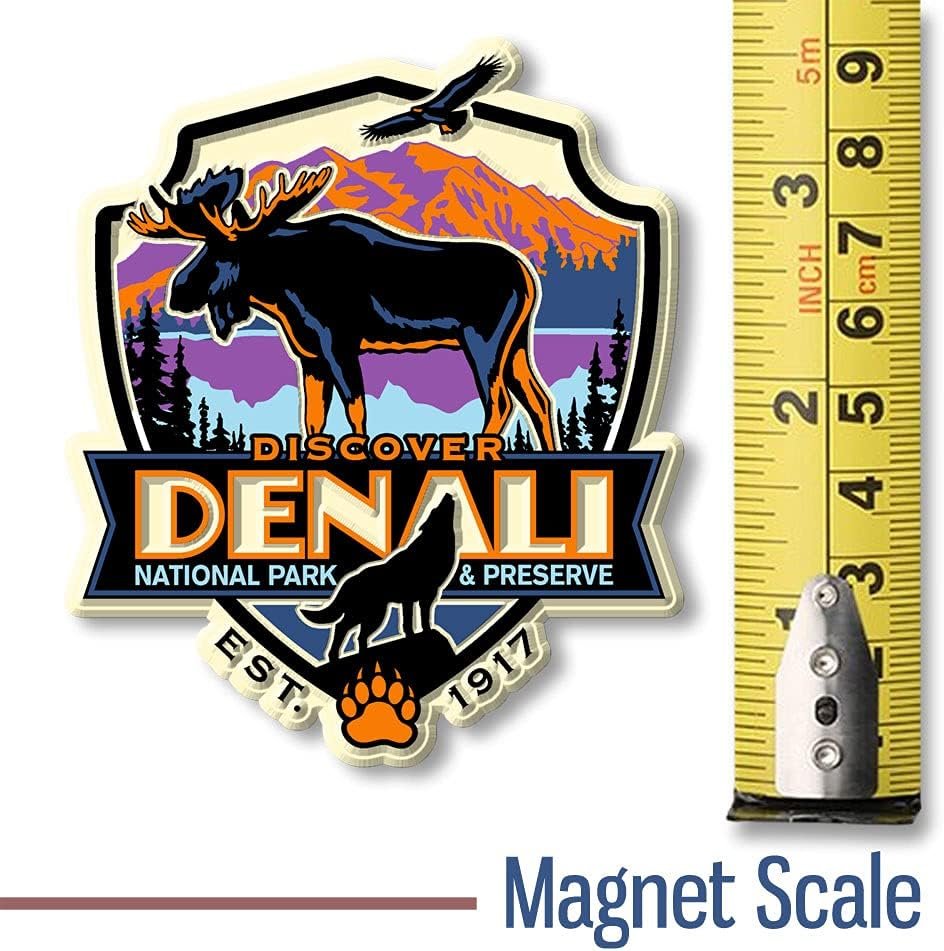 wholesale denali national park magnet by classic magnets, 3
