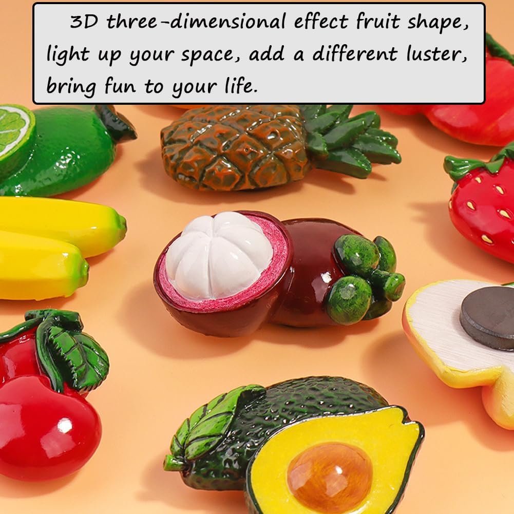 wholesale 10 pcs fruit fridge magnets funny fridge magnets cute refrigerator magnets for refrigerators, whiteboards, maps and other magnetic items factory & supplier oem