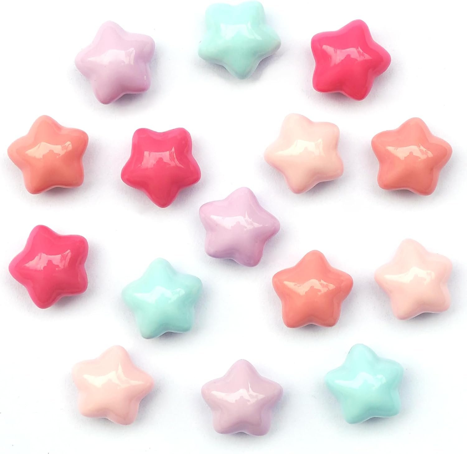 wholesale keyduacu 15pcs strong star refrigerator magnet fridge sticker,colorful 3d craft decoration magnet,strong fridge magnets for kitchen,office whiteboard, cabinet and dishwasher(macaron stars) factory & supplier oem