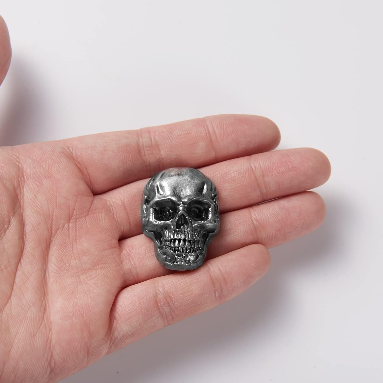 wholesale 6 pcs skull stainless steel refrigerator magnets,cool,strong,cute,unique funny goth decorative fridge magnets for adults, boys,for kitchen,office whiteboards,lockers,imanes para refrigerador (black)… factory & supplier oem