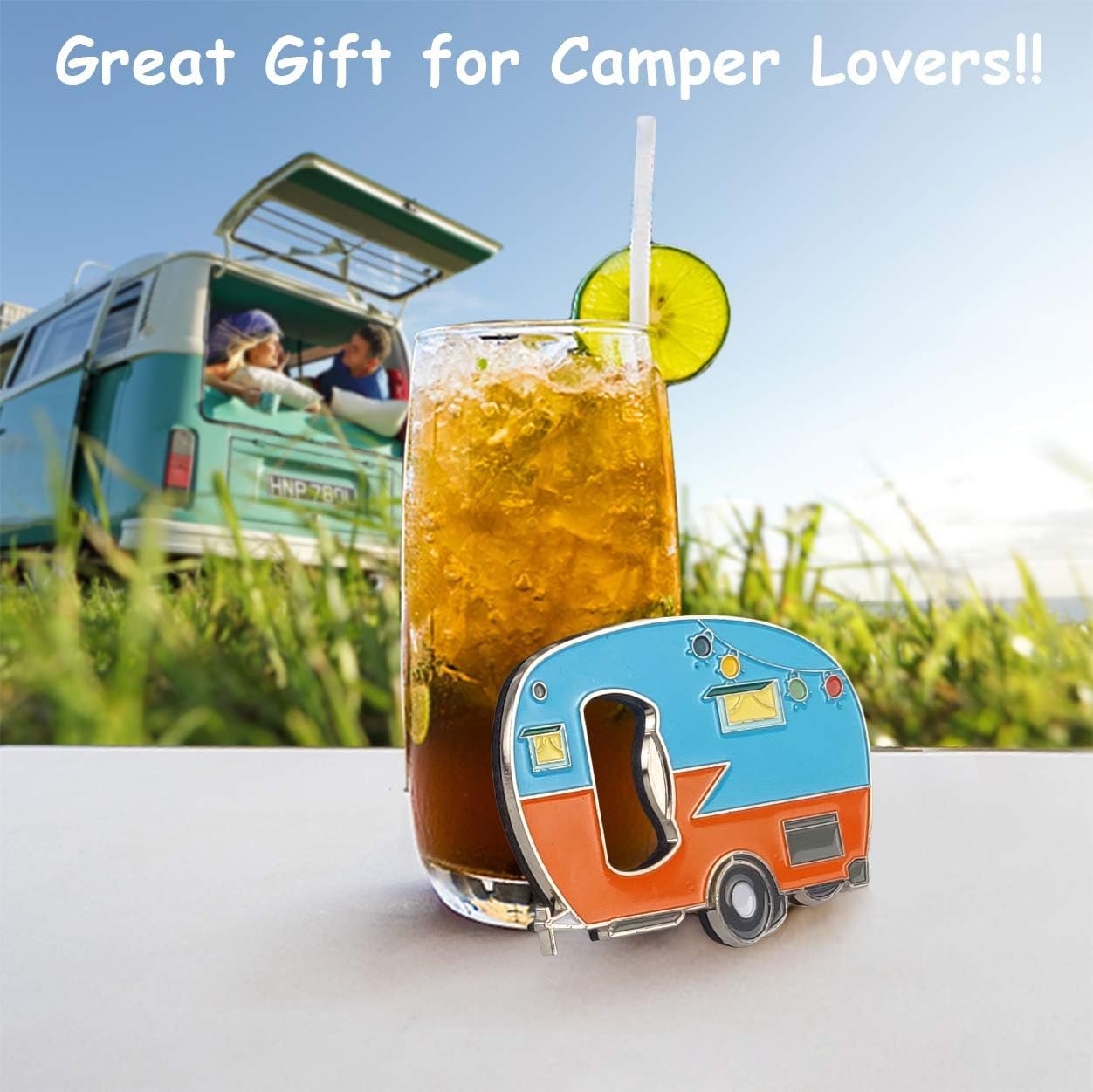 wholesale bottle opener magnetic with fridge magnets sticker,rv camper bottles opener caravan bottle beer opener unique beer gift idea for camper lovers cool gadgets outdoor picnic home using factory & supplier oem