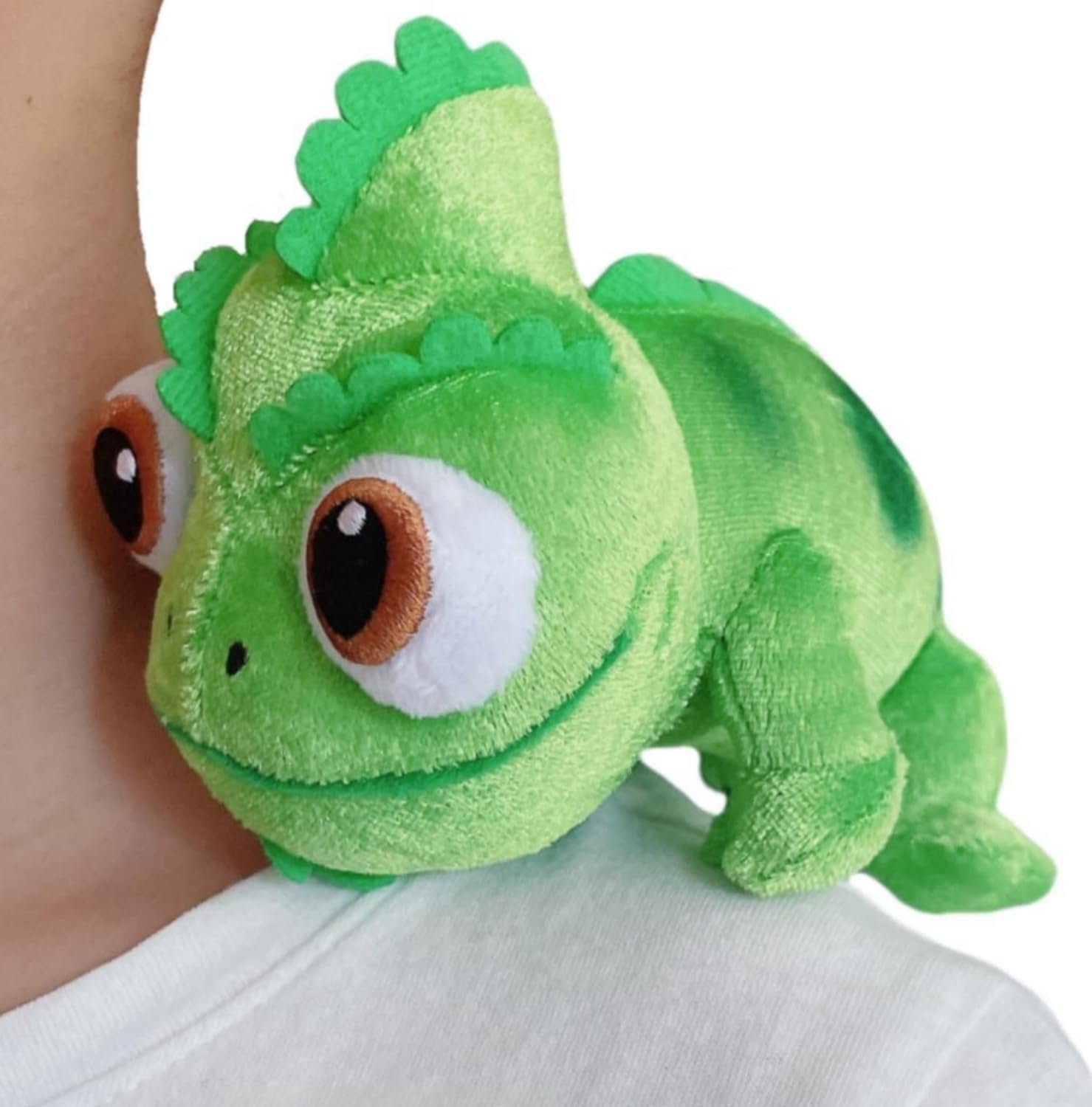 wholesale lizard plush shoulder magnet，chameleon stuffed animal toys for kids and fans（6.3 in） factory & supplier oem