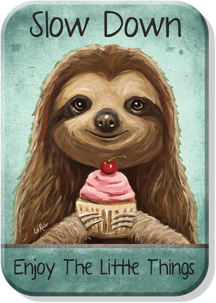 wholesale desperate enterprises slow down refrigerator magnet - funny magnets for office, home & school - made in the usa factory & supplier oem