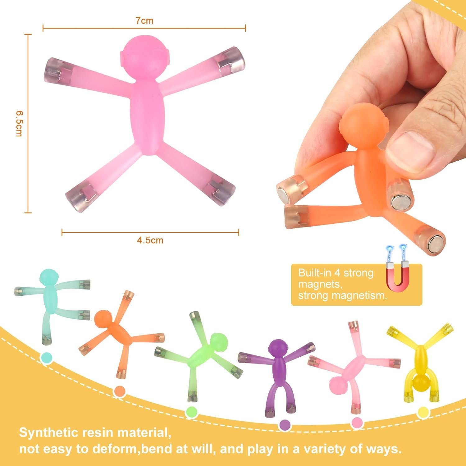 wholesale 6pcs magnetic toys,magnet men for kids,magnetic people figures for kids,magnetic people for refrigerator,fridge magnets for adults kids gifts, magnetic men for teens gifts,kids sensory toys factory & supplier oem