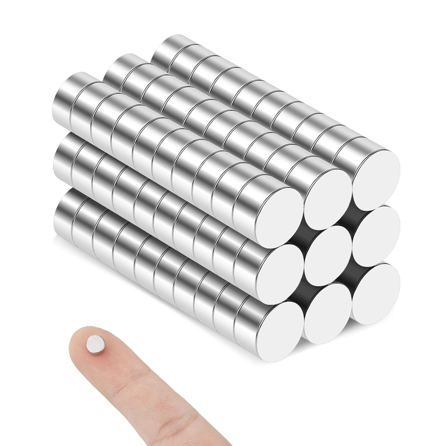 wholesale small magnet, 120 pack refrigerator magnets 6x3mm rare earth magnets neodymium magnet for crafts, whiteboard, kitchen cabinet factory & supplier oem