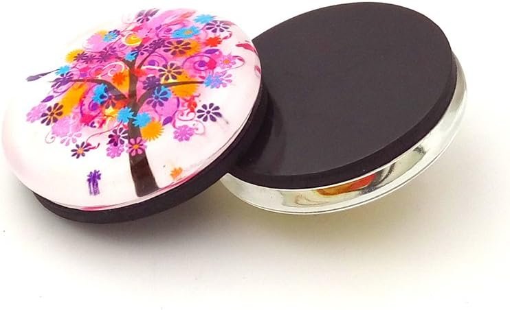 wholesale aligle 16pcs beautiful glass refrigerator magnets fridge stickers funny for office cabinets whiteboards decorative photo abstract (tree of life) factory & supplier oem