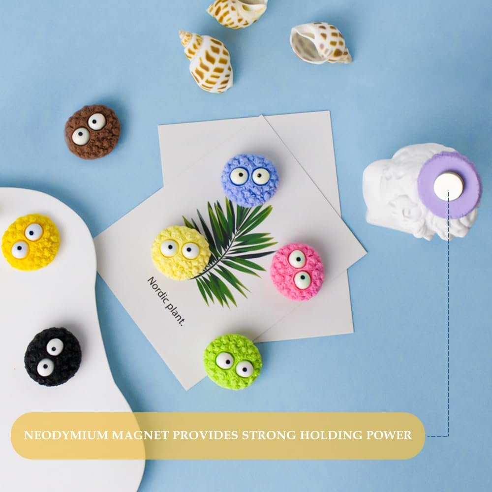 wholesale rhinocats 16pcs fridge magnets, colorful decorative resin simulation cookies refrigerator magnets, cute whiteboard magnets for diy kitchen office factory & supplier oem