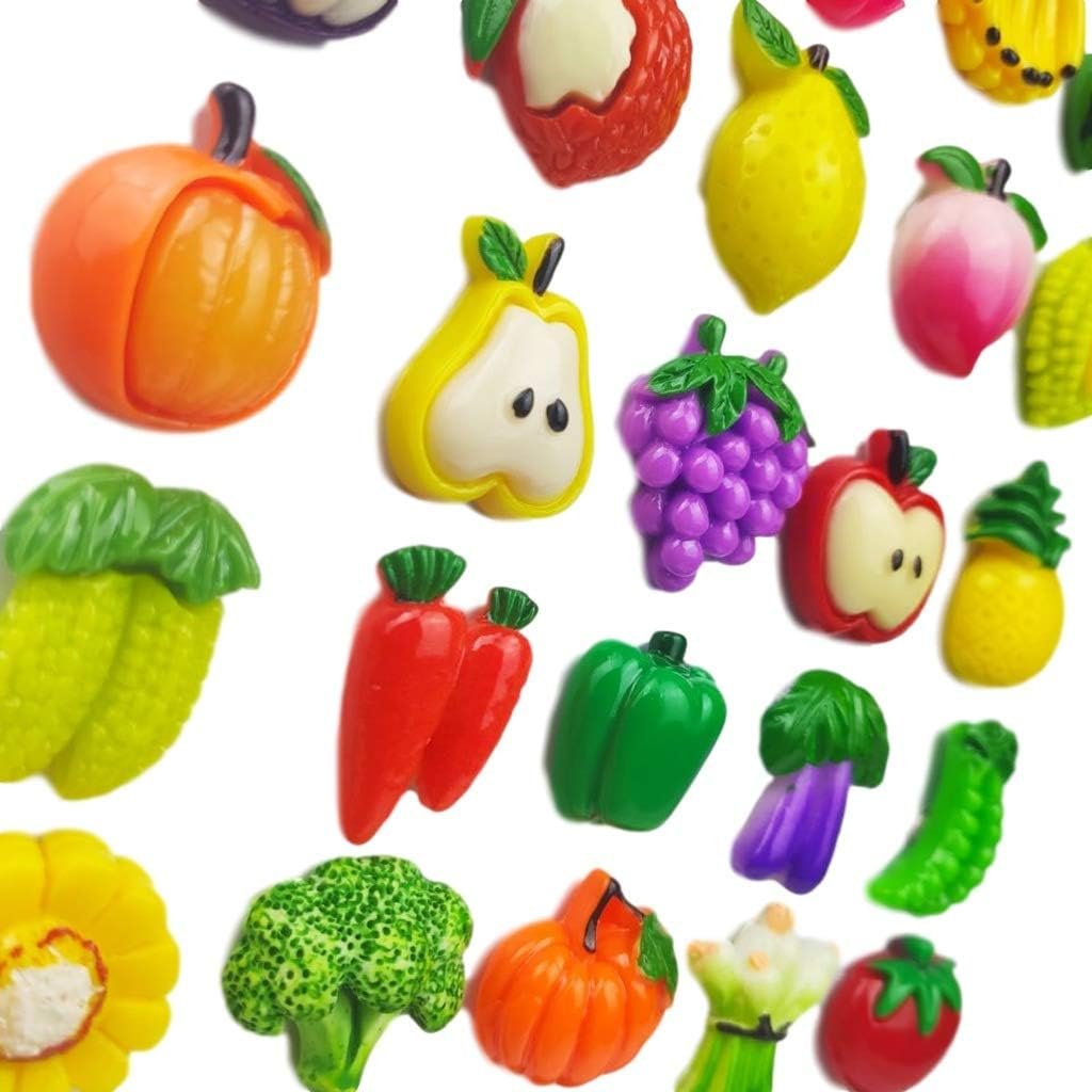 wholesale resin fridge magnet set refrigerator magnetic sticker whiteboard home kitchen decoration office supplies souvenir (fruits and vegetables) factory & supplier oem