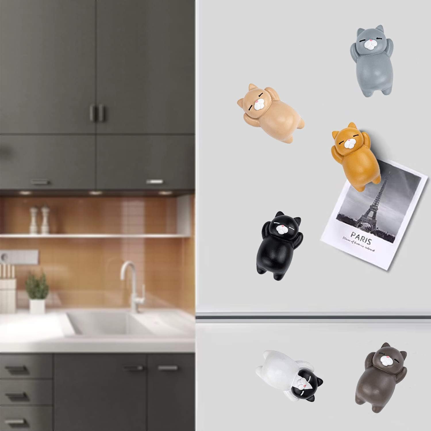 wholesale fun cat refrigerator magnets for whiteboard, office, photos, notes, decorative fridge magnets factory & supplier oem