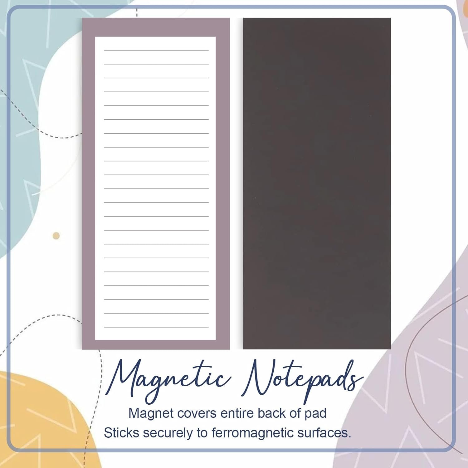 wholesale utron 4 pack magnetic notepads for refrigerator, 50 pages/book grocery list magnet pad for fridge, design magnetic grocery list pad for fridge, grocery list notepad, to-do memos, list factory & supplier oem