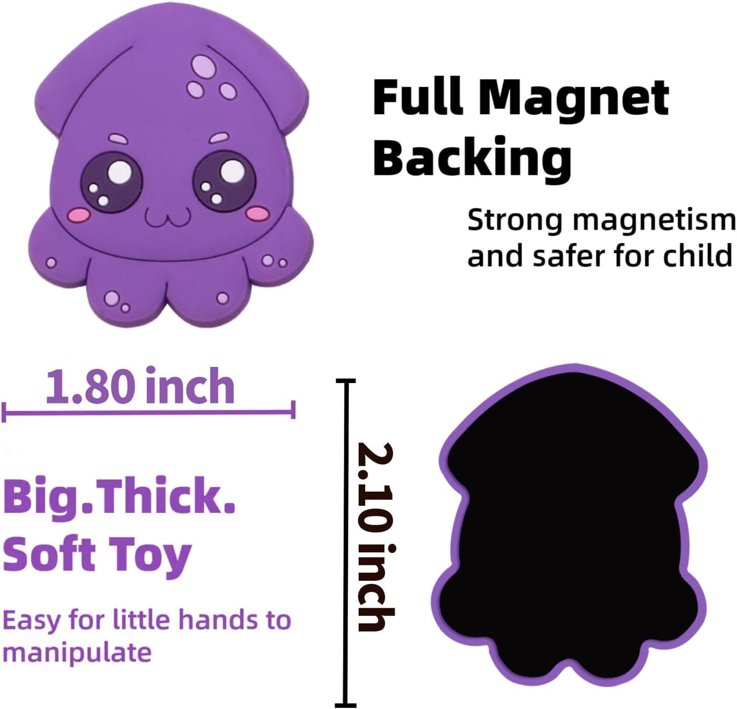 wholesale supineedo fridge magnet for toddlers, rubber cute animal magnets for baby,refrigerator magnets for toddlers educational learning toy gift whiteboard factory & supplier oem