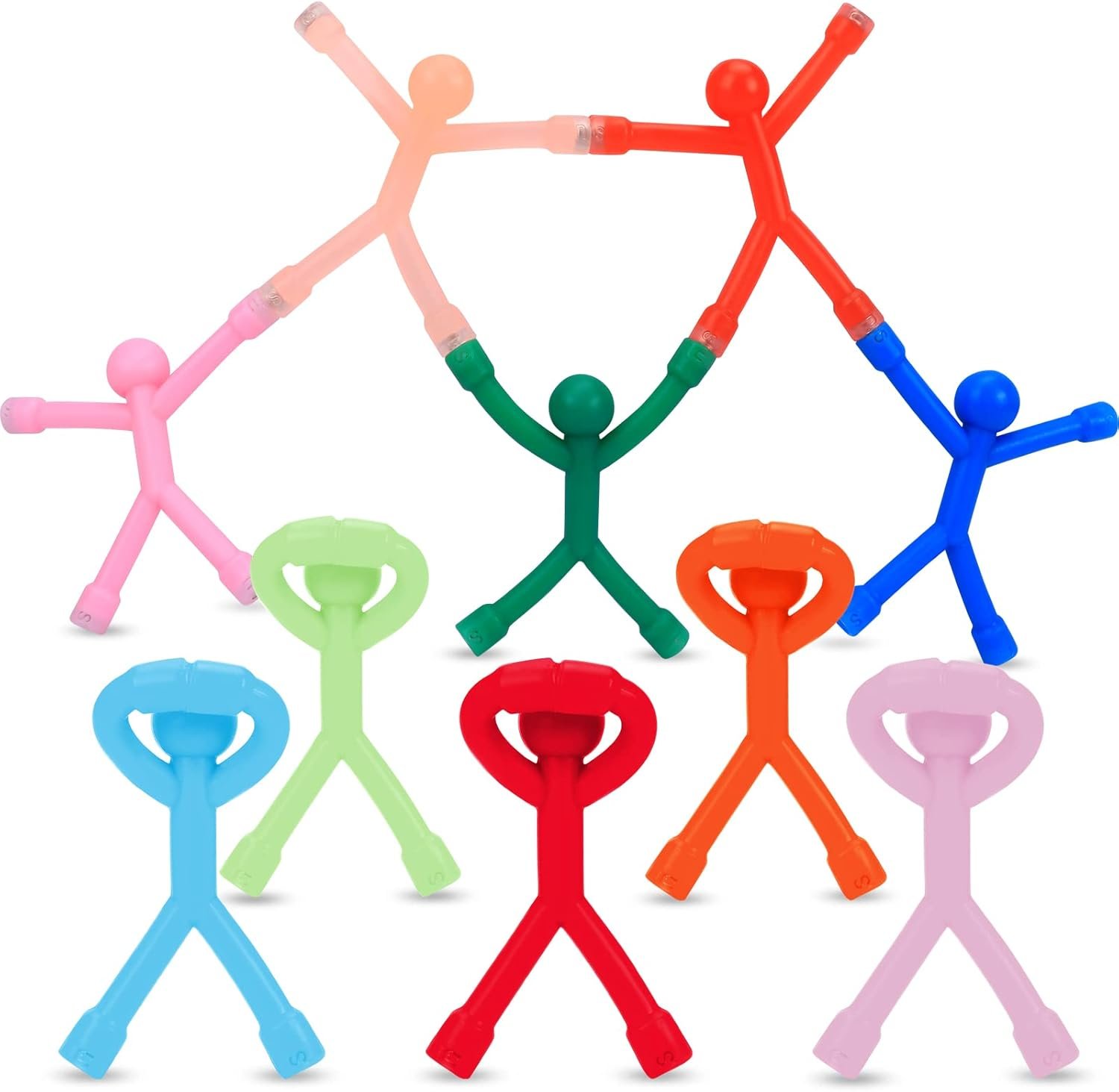 wholesale trymag 10 pcs fridge magnets men, funny magnetic humanoid toys for kids, cute fridge magnet people for office, colorful humanoid magnetic toys for locker decor, adults, whiteboard factory & supplier oem