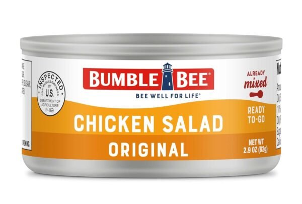 low-cost wholesale bumble bee snack on the run chicken salad with crackers kit, 3.5 oz (pack of 12) - ready to eat, spoon included - shelf stable & convenient protein snack oem/odm services