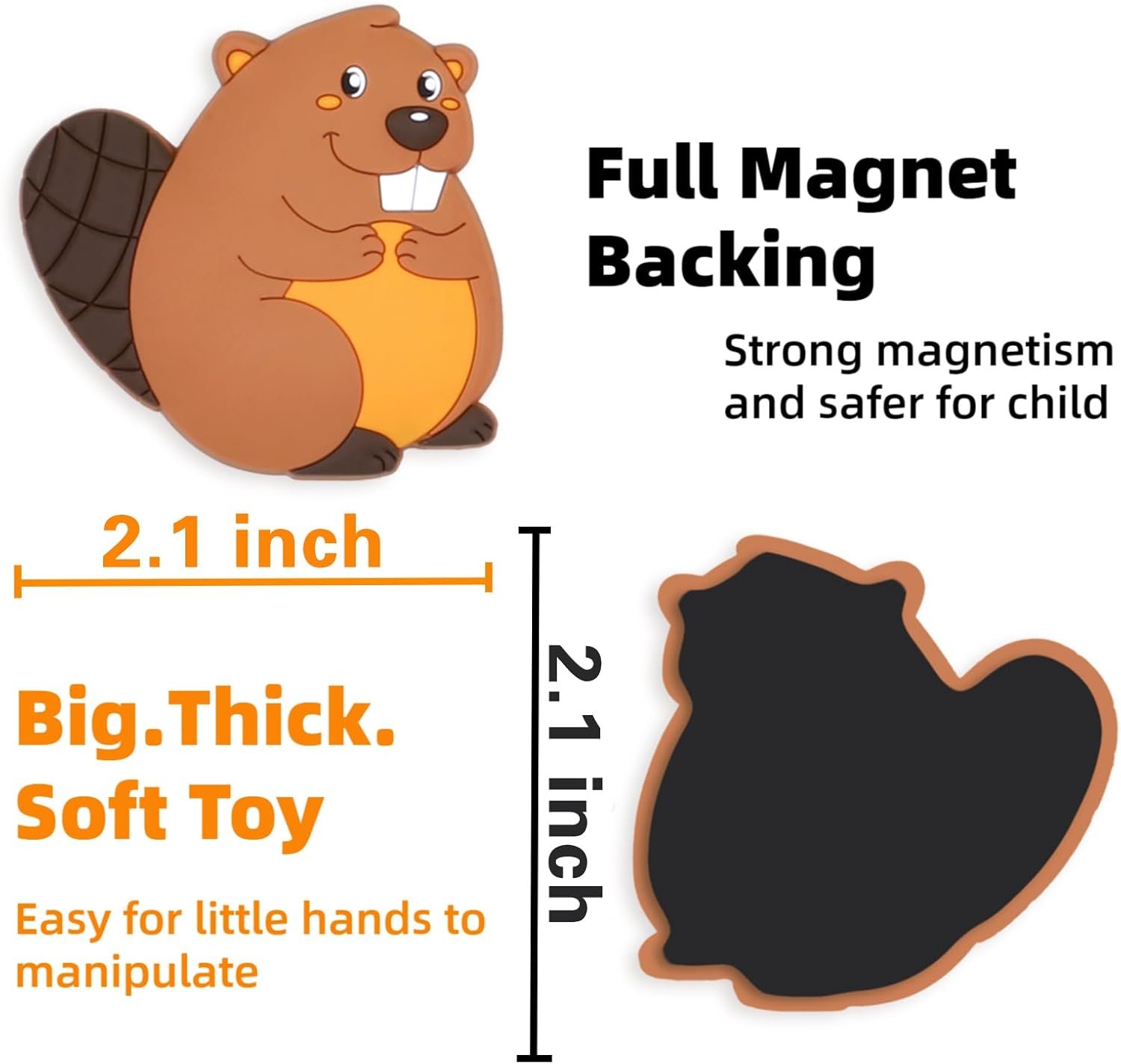 wholesale supineedo fridge magnet for toddlers 1-3，kids magnets for fridge (16 pcs animals magnet box) factory & supplier oem