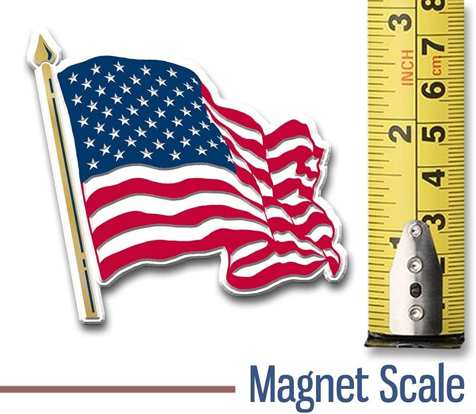 wholesale american flag magnet (waving) by classic magnets, collectible souvenirs made in the usa factory & supplier oem